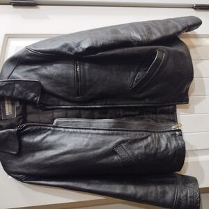 Men's Black Leather Jacket